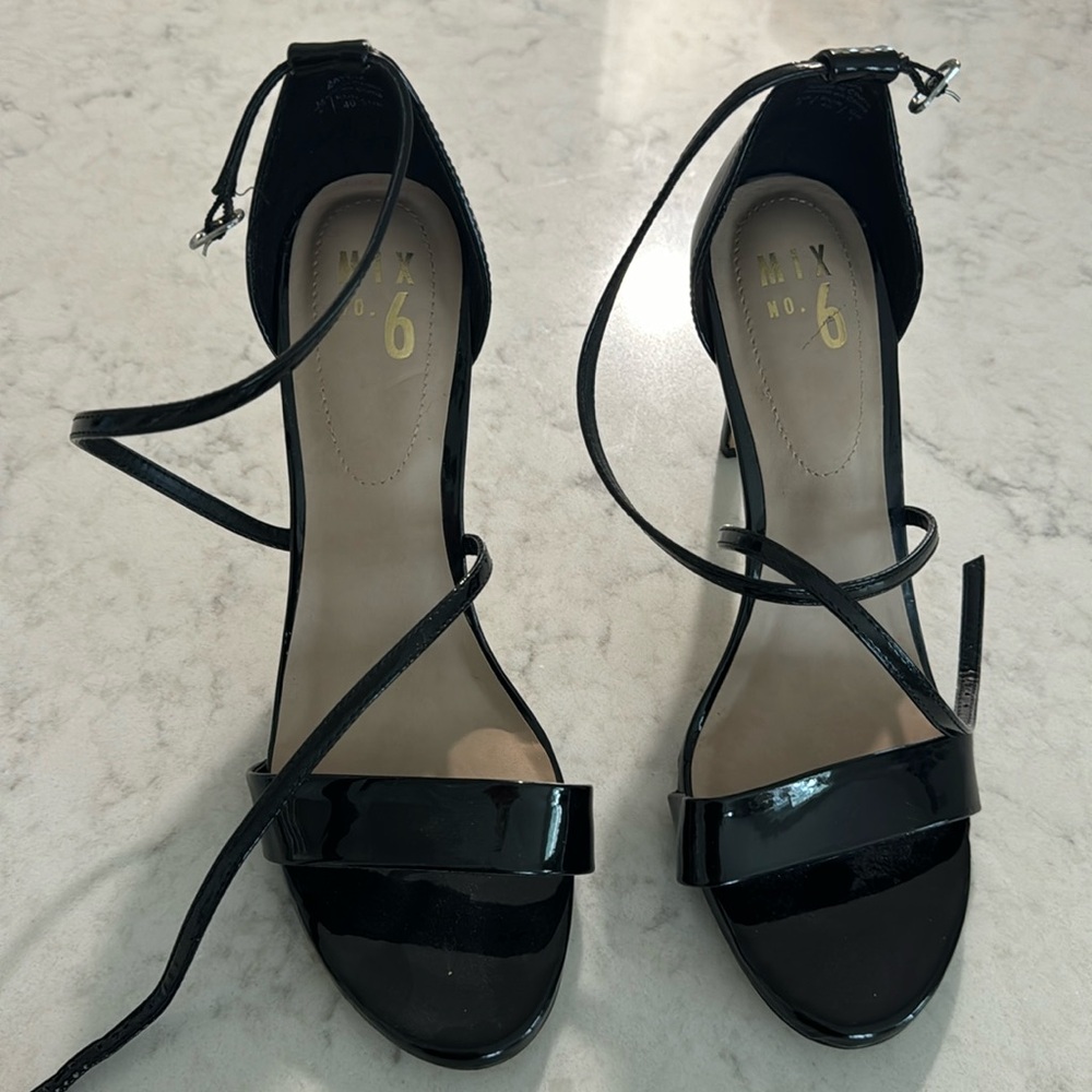 Barley worn black sexy heels